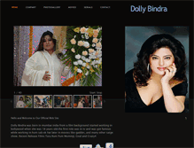 Tablet Screenshot of dollybindra.com